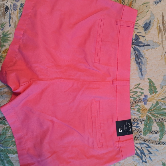 J. Crew hot Pink Shorts NWT'S - Picture 2 of 4